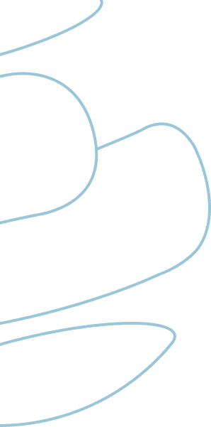 Blue GlobalMeet logo zoomed in to the right