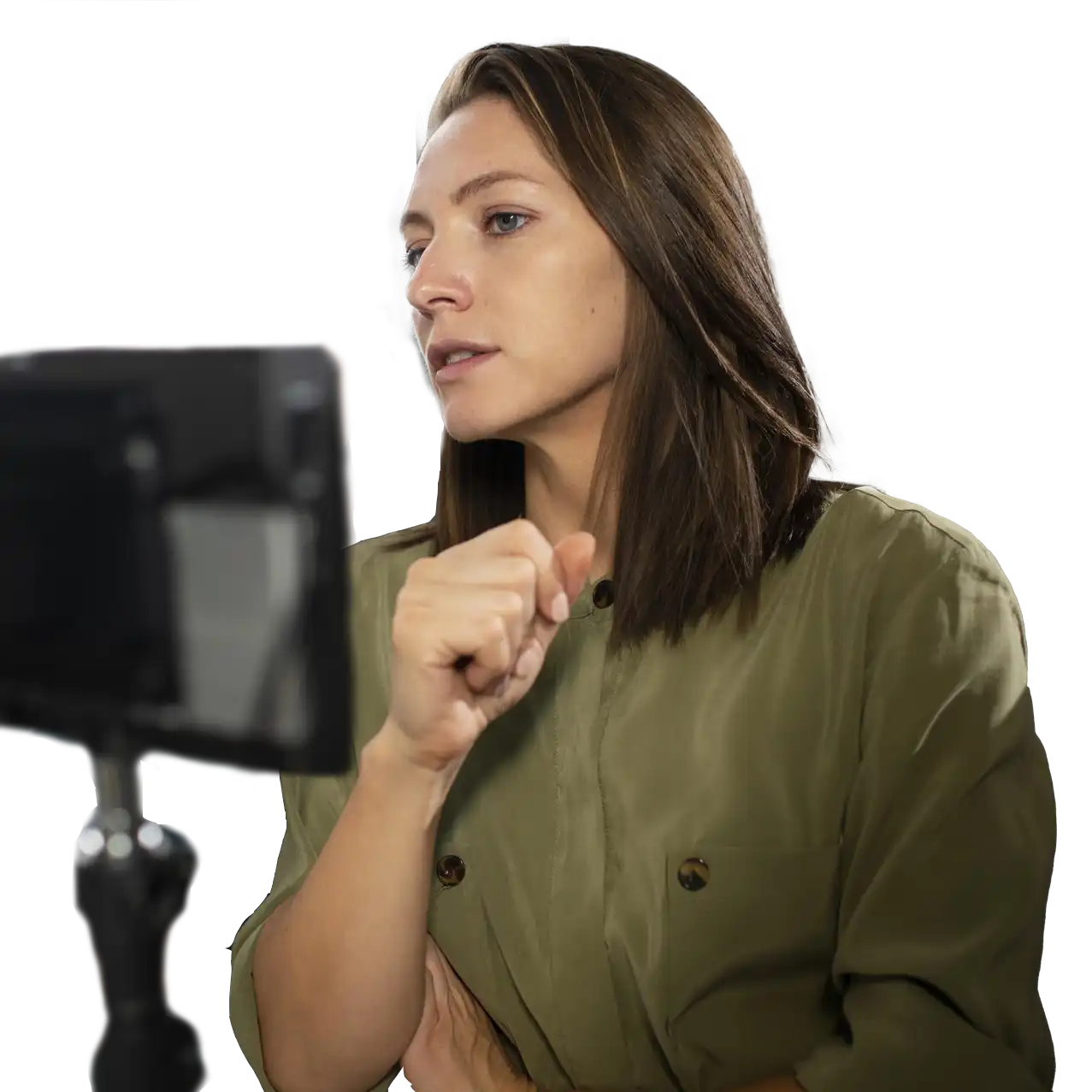 image of a globalmeet onsite live event streaming camera operator representing globalmeet onsite's onsite av production crew offering